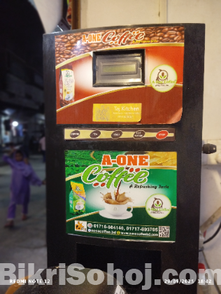 Coffee machine dispenser